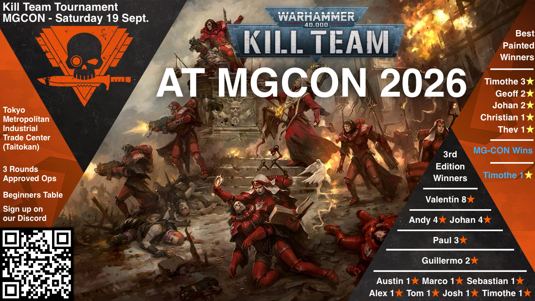Kill Team at MGCON 2026